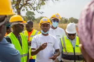 Fafacourou : L’entreprise E.T.I.C accueille la mission de supervision des travaux des DAC de deuxième génération